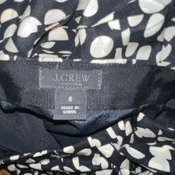 🖤J.Crew Sz 6 Polka Dot Pleated Skirt 🖤 - Picture 2 of 2
